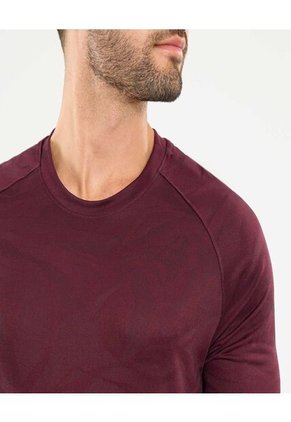 Camiseta Para Hombre Manga Corta Cuello Redondo Color Rojo Marca Ostu #60091632