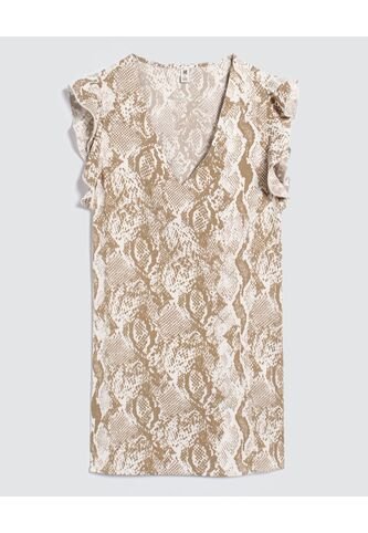 Blusa Para Mujer Manga Corta Color Verde  Marca Ostu #40121038 Ostu