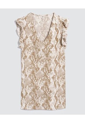 Blusa Para Mujer Manga Corta Color Verde Marca Ostu #40121038