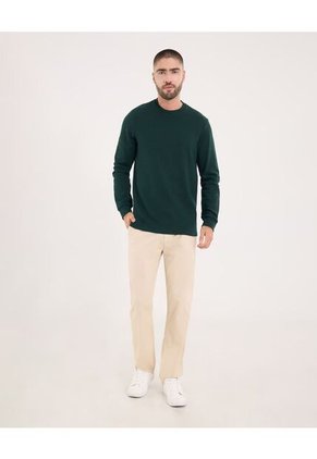 Buzo Para Hombre Cuello Redondo Color Verde Marca Ostu #60060567