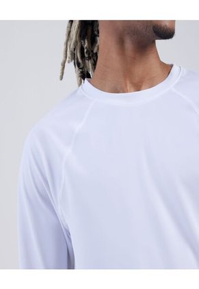 Camiseta Para Hombre Manga Larga Color Blanco Marca Ostu #60091066