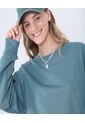 Buzo Para Mujer Cuello Redondo Color Verde  Marca Ostu #40060434 de Ostu