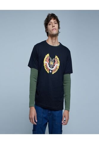 Camiseta Estampada Jurassic World  De Hombre #60091241 Ostu Ostu