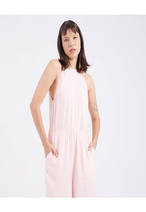 Enterizo Para Mujer Manga Sisa Color Rosado  Marca Ostu #40320076