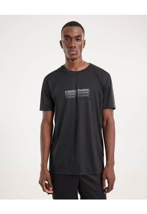 Camiseta Para Hombre Manga Corta Cuello Redondo Color Negro Marca Ostu #60091722