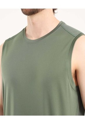 Camiseta Para Hombre Manga Sisa Cuello Redondo Color Verde Marca Ostu #60091713