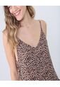 Vestido Para Mujer M/Sisa Largo Color Camel Marca Ostu #40170315 de Ostu
