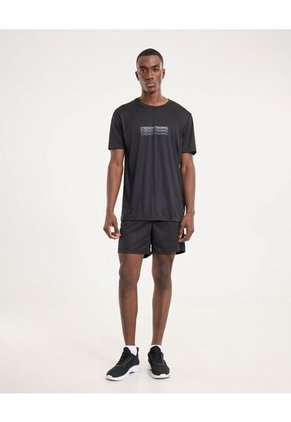 Camiseta Para Hombre Manga Corta Cuello Redondo Color Negro Marca Ostu #60091722