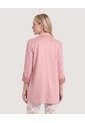 Blazer Unicolor  Para Mujer Rosado Ostu de Ostu
