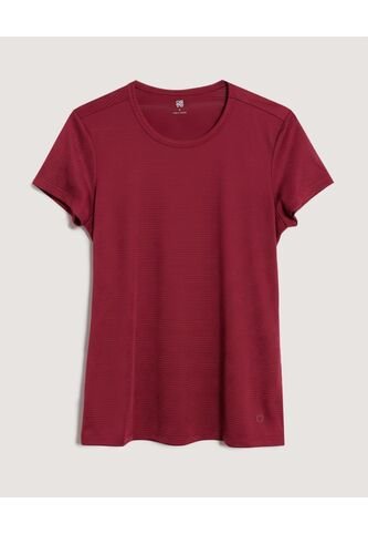Camiseta  Para Mujer Manga Corta Cuello Redondo Color Vino Marca Ostu #40092803 Ostu