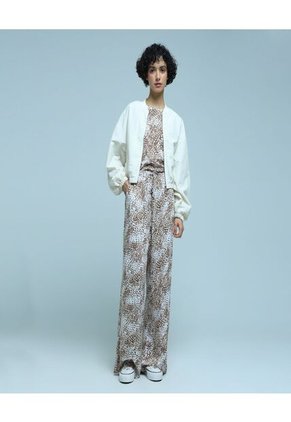 Camiseta Para Mujer Manga Corta Color Café Claro Marca Ostu #40091962