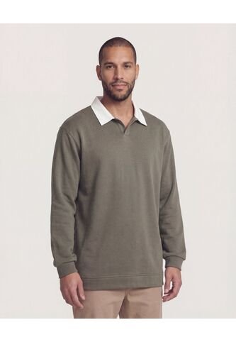 Buzo  Para Hombre Cuello V Color Verde Marca Ostu #60060613 Ostu