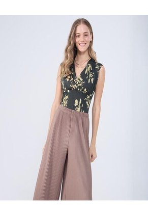 Body Para Mujer Manga Sisa Color Verde Marca Ostu #40200159