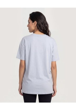 Camiseta Mickey Minnie Shine  Para Mujer Gris Ostu