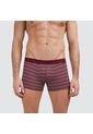 Boxer Para Hombre Filete Corto Microfibra Color Vino Marca Ostu #60000268 de Ostu