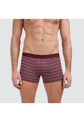 Boxer Para Hombre Filete Corto Microfibra Color Vino Marca Ostu #60000268