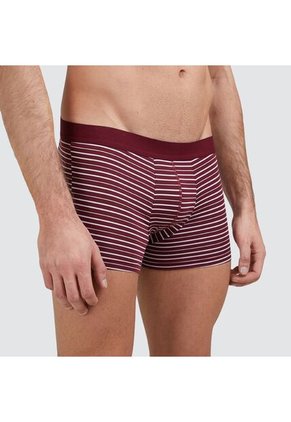 Boxer Para Hombre Filete Corto Microfibra Color Vino Marca Ostu #60000268