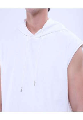 Camiseta Para Hombre Manga Sisa Cuello Redondo Color Crema Marca Ostu #60091390