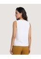 Blusa Lace Detail  Para Mujer Blanco Ostu de Ostu