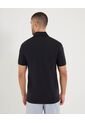 Polo  Para Hombre Cuello Maquina Sin Bolsillo Color Negro Marca Ostu #60110812 de Ostu