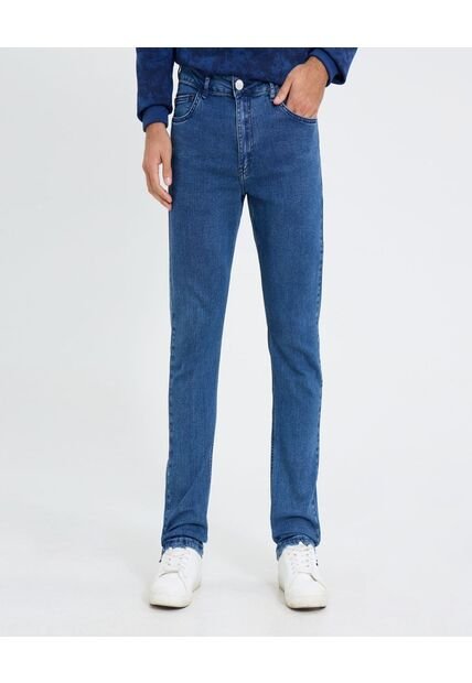 Jean Para Hombre Slim Color Azul Marca Ostu #60160381