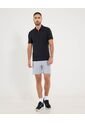 Polo  Para Hombre Cuello Maquina Sin Bolsillo Color Negro Marca Ostu #60110812 de Ostu
