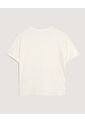 Camiseta  Para Mujer Manga Corta Cuello Redondo Color Marfil Marca Ostu #40092644 de Ostu