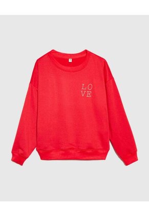 Buzo Para Mujer Cuello Redondo Color Rojo Marca Ostu #40060379