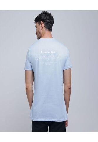 Camiseta Para Hombre Manga Corta Color Azul  Marca Ostu #60091332 Ostu