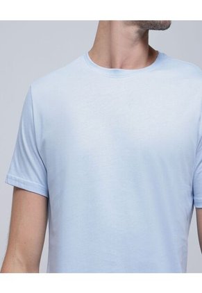 Camiseta Para Hombre Manga Corta Color Azul  Marca Ostu #60091332