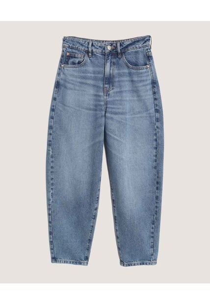Jean  Para Mujer Balloon Color Azul Marca Ostu #40160623