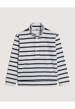 Buzo Infantil Niño Cuello Alto O Cuello Tortuga Color Crema Marca Ostu #80060196