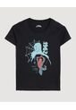 Camiseta  Infantil Niño Manga Corta Cuello Redondo Color Negro Marca Ostu #80090329 de Ostu