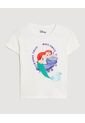 Camiseta  Infantil Niña Manga Corta Cuello Redondo Color Crema Marca Ostu #90090349 de Ostu