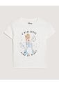 Camiseta  Infantil Niña Manga Corta Cuello Redondo Color Crema Marca Ostu #90090346 de Ostu