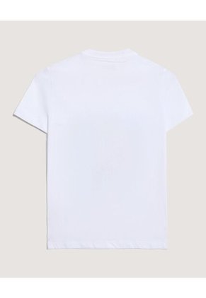 Camiseta  Infantil Niño Manga Corta Cuello Redondo Color Blanco Marca Ostu #80090327