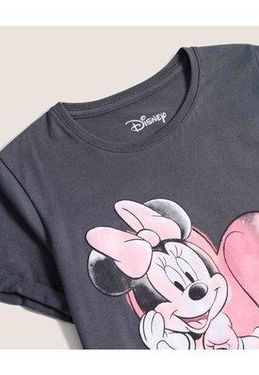 Camiseta Infantil Niña Manga Corta Cuello Redondo Color Gris Marca Ostu #90090351