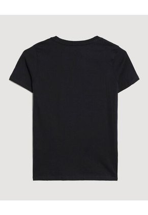 Camiseta Infantil Niño Manga Corta Cuello Redondo Color Negro Marca Ostu #80090329