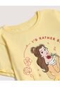 Camiseta  Infantil Niña Manga Corta Cuello Redondo Color Amarillo Marca Ostu #90090347 de Ostu