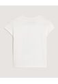 Camiseta  Infantil Niña Manga Corta Cuello Redondo Color Crema Marca Ostu #90090349 de Ostu