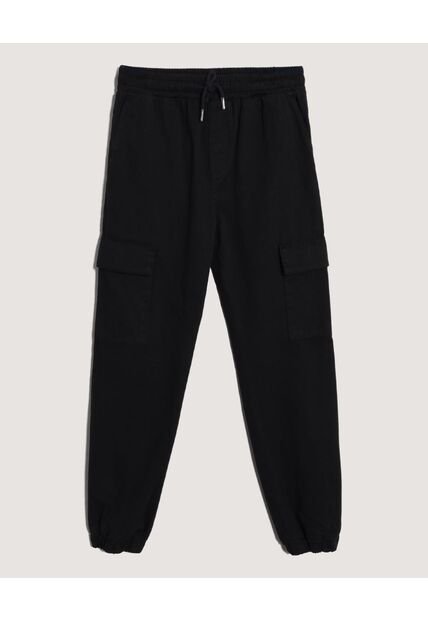 Pantalón  Infantil Niño Jogger Color Negro Marca Ostu #80070087