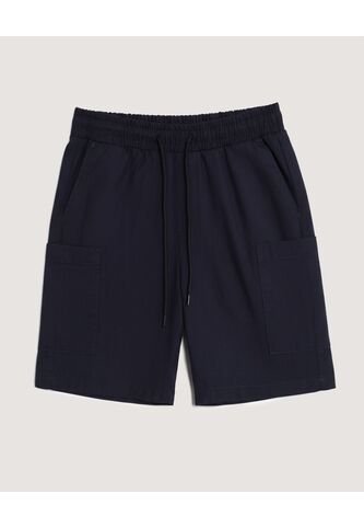 Bermuda  Infantil Niño Cargo Color Azul Marca Ostu #80100065 Ostu