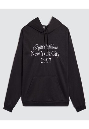 Buzo Para Mujer Hoodie Color Negro Marca Ostu #40060404