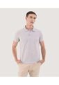 Polo Para Hombre Cuello Tejido Sin Bolsillo Color Gris Marca Ostu #60110740 de Ostu