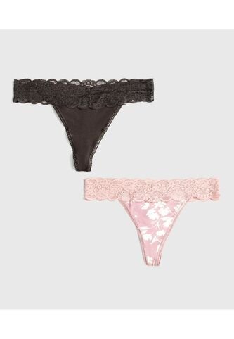 Panty Para Mujer Brasilera Color Negro Marca Ostu #40800029 Ostu
