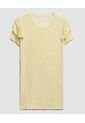 Camiseta Para Mujer Manga Corta Color Amarillo  Marca Ostu #40091589 de Ostu