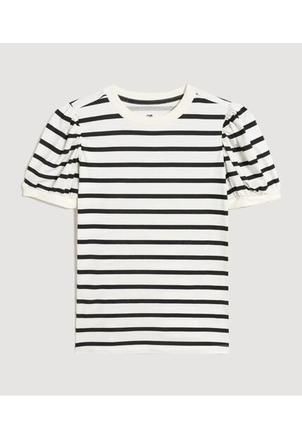 Camiseta Para Mujer Manga Corta Moda Color Crema Marca Ostu #40092599