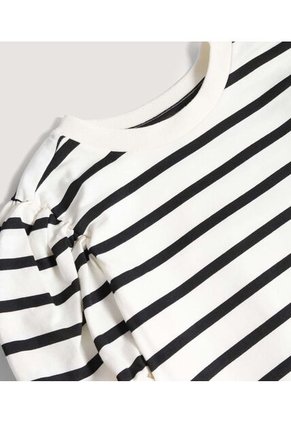 Camiseta Para Mujer Manga Corta Moda Color Crema Marca Ostu #40092599