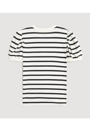 Camiseta Para Mujer Manga Corta Moda Color Crema Marca Ostu #40092599