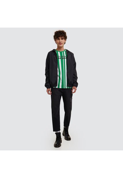 Camiseta Para Hombre Manga Corta Color Verde  Marca Ostu #60090846